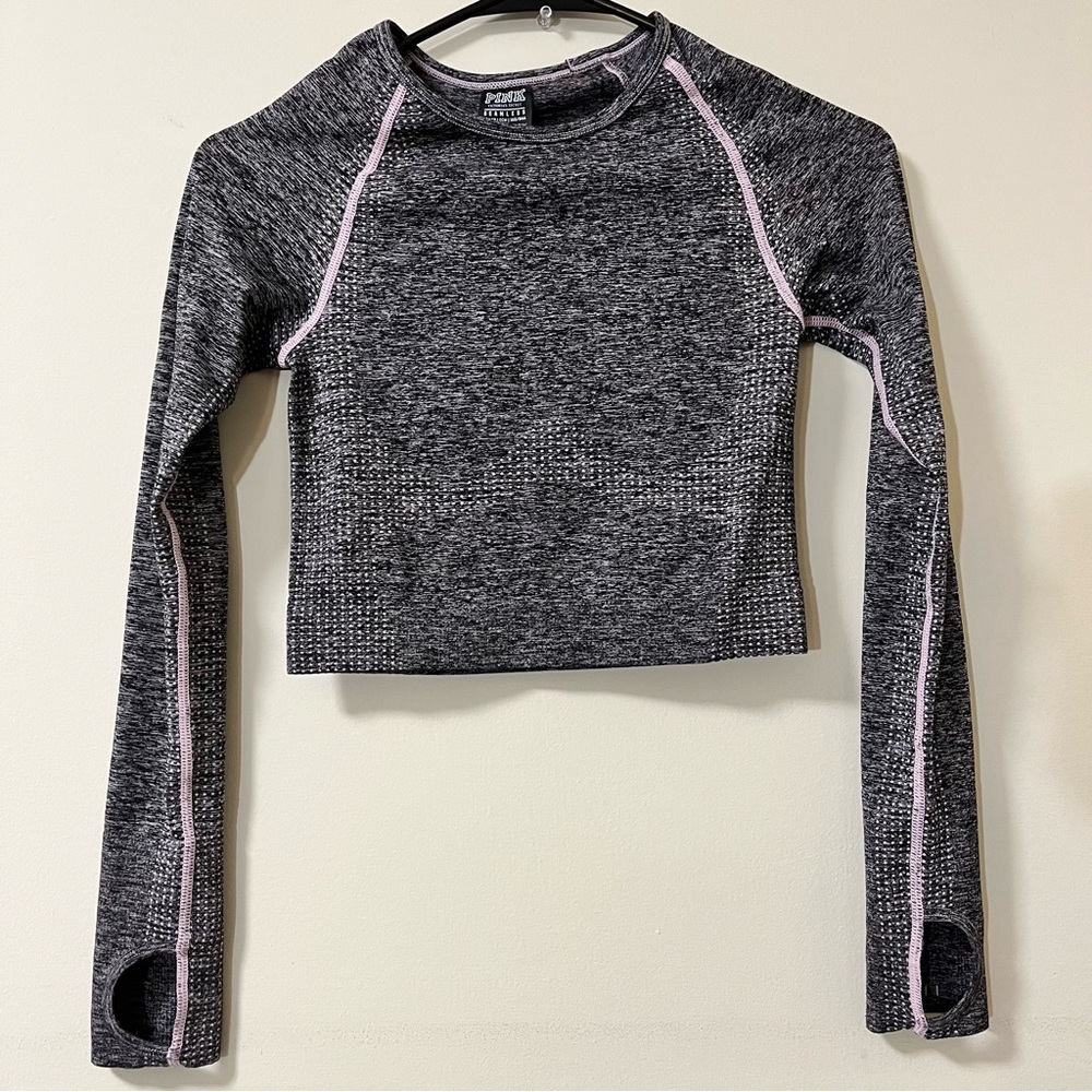 Pink Victoria’s Secret Active Crop Top Size XS